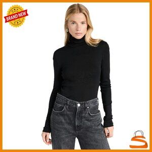 Classic Cotton Turtleneck Long Sleeve Jersey Top